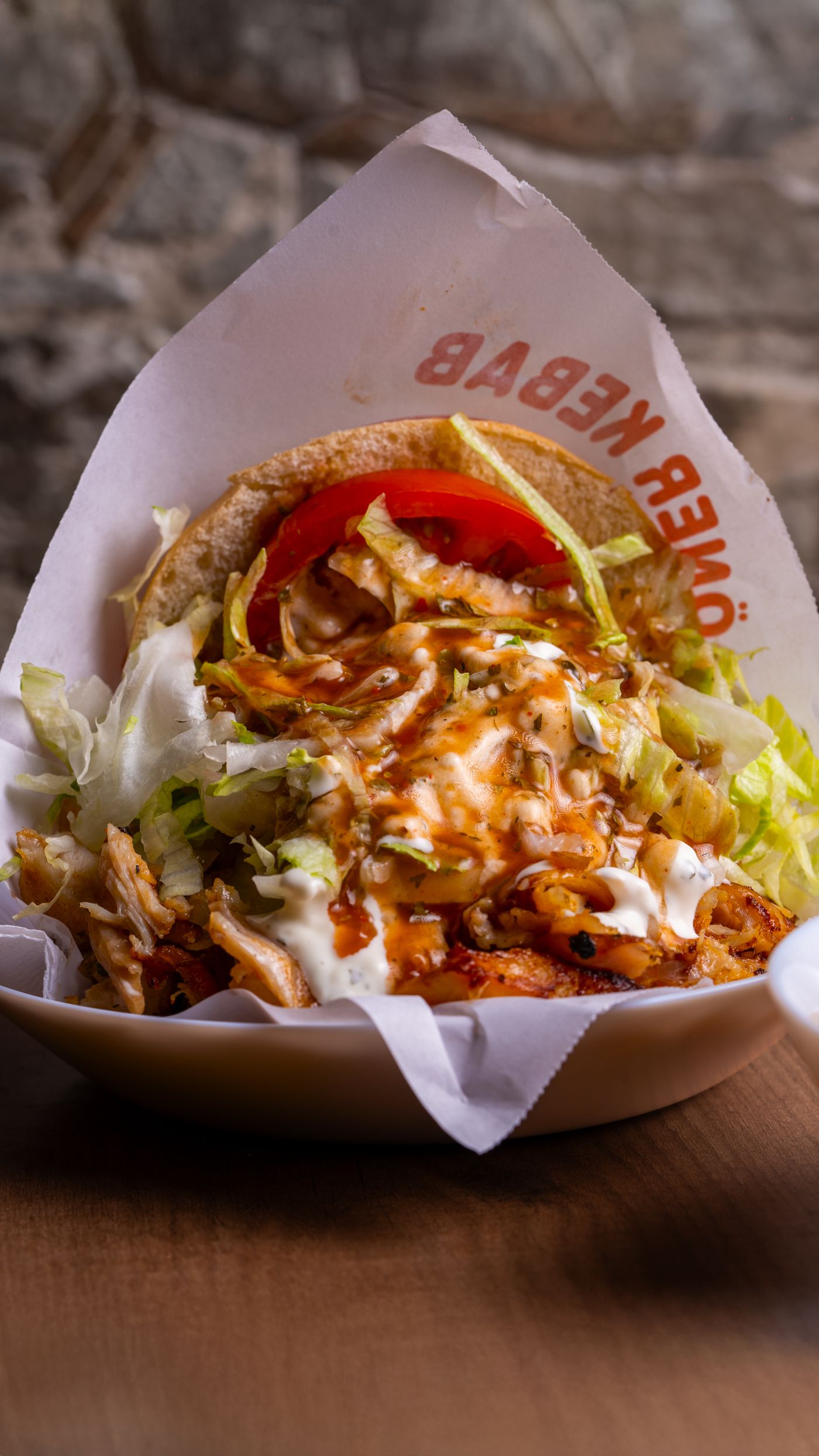 Klassischer Döner im Brot